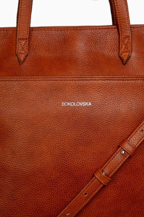 pocket shopper ginger brown clos